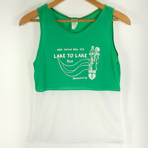 Kendron Other - Vtg United Way Lake to Lake Graphic Tank Top T-Shirt Mens Med Kendron Runner 80s